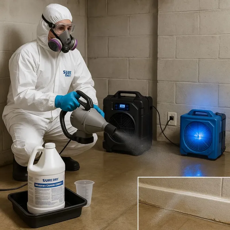 Sanitization and Odor Removal process in Enlow, PA
