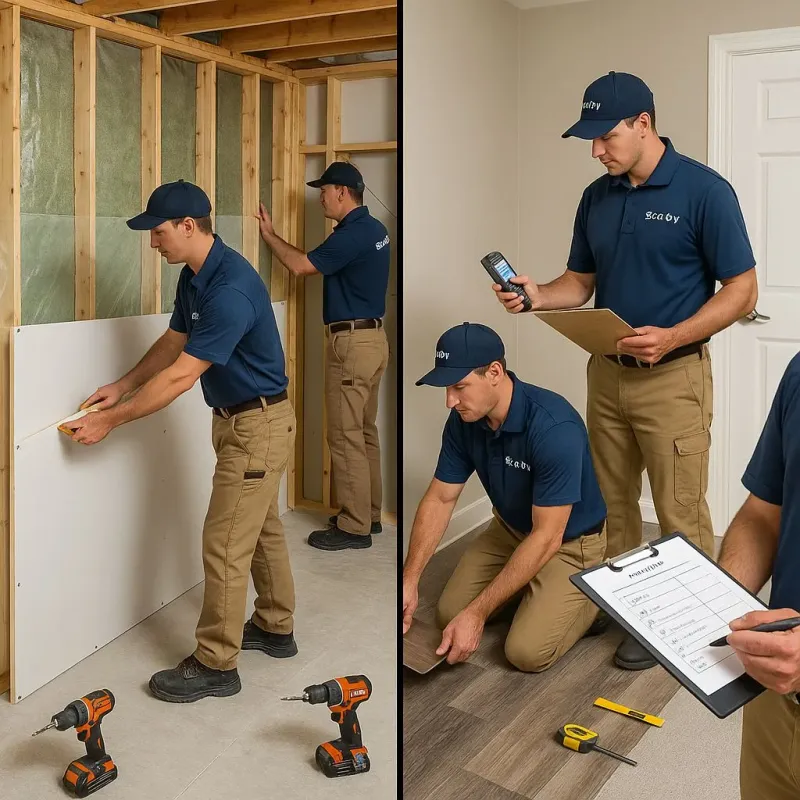Repairs and Reconstruction process in Enlow, PA